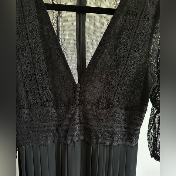 Zara Lace Pleated Dress Small - Picture 2 of 4